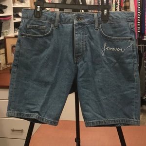 Top man jean shorts. Size 34. Like new condition